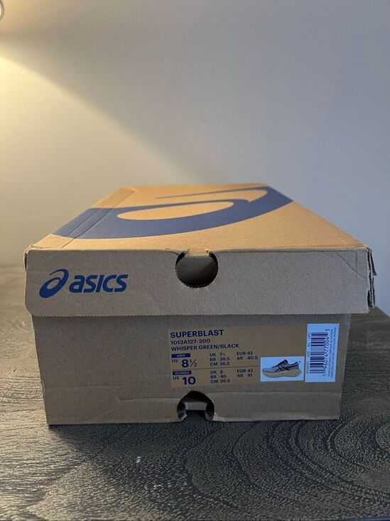 ASICS Superblast Whisper Green/Black Running Shoes – Men’s 8.5 / Women’s 10 main image 13